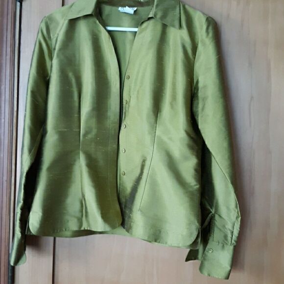 Allison Taylor silk  light weight jacket - Picture 1 of 8